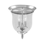 Legacy Ceiling Mount - Clear/ Brushed Nickel