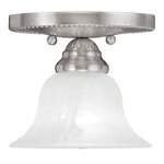 Edgemont Ceiling Mount - Brushed Nickel / Frosted