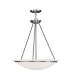 Newburgh Pendant - Brushed Nickel / Alabaster