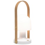 FollowMe Table Lamp - Light Wood / White