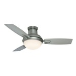 Verse 44 Inch LED Ceiling Fan - Satin Nickel