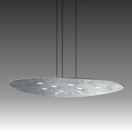 Scudo Direct Pendant - Silver Leaf