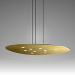 Scudo Direct / Indirect Pendant - Gold Leaf