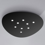 Scudo Ceiling Light Fixture - Black