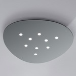 Scudo Ceiling Light Fixture - Gray