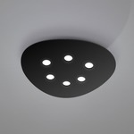 Scudo Ceiling Light Fixture - Black