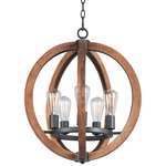 Bodega Bay Chandelier - Anthracite