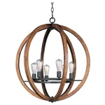 Bodega Bay Chandelier - Anthracite