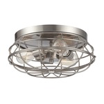 Scout Ceiling Flush Mount - Satin Nickel