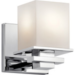Tully Wall Sconce - Chrome / Satin Etched