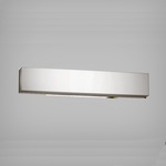 Cube Bathroom Vanity Light - Discontinued Model - Polished Chrome / Matte White