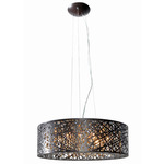 Inca Round Pendant - Bronze / Cognac