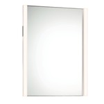 Vanity Vertical Mirror Kit - Polished Chrome / White