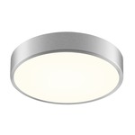 Pi Ceiling Light Fixture - Bright Satin Aluminum / Frosted