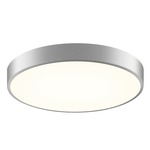 Pi Ceiling Light Fixture - Bright Satin Aluminum / Frosted