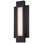 Insert Outdoor LED Wall Sconce - Pebble Bronze / Clear