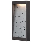 Pinball Outdoor LED Wall Sconce - Oil Rubbed Bronze / Etched White