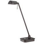 P4346 LED Desk Lamp - Copper Bronze Patina / Clear