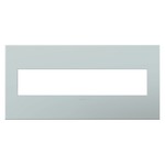 Adorne Plastic Screwless Wall Plate with Microban - Pale Blue
