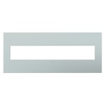 Adorne Plastic Screwless Wall Plate with Microban - Pale Blue