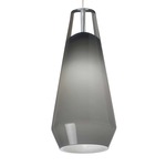 Lustra Freejack Pendant - Satin Nickel / Smoke