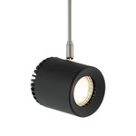 Burk Monopoint Head - Black / Satin Nickel