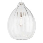 Harper Pendant - Satin Nickel / Clear