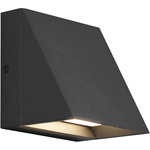 Pitch Single Outdoor Wall Sconce - Black