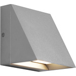 Pitch Single Outdoor Wall Sconce - Silver