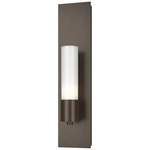 Pillar Wall Sconce - Bronze / Opal