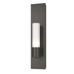 Pillar Wall Sconce - Dark Smoke / Opal