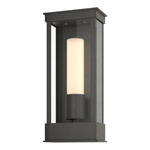 Portico Outdoor Wall Sconce - Coastal Natural Iron / Opal