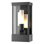 Portico Outdoor Wall Sconce - Coastal Black / Opal