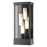 Portico Outdoor Wall Sconce - Coastal Black / Opal