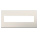 Adorne Plastic Screwless Wall Plate - Gloss White On White