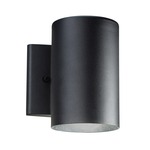 Cylinder LED Downlight Wall Light - Textured Black