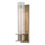 Sperry Wall Sconce - Aged Brass / Clear