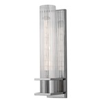 Sperry Wall Sconce - Polished Nickel / Clear