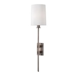 Fredonia Wall Sconce - Antique Nickel / White