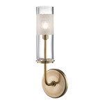 Wentworth Wall Sconce - Aged Brass / Clear