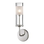 Wentworth Wall Sconce - Polished Nickel / Clear