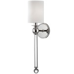 Gordon Wall Sconce - Polished Nickel / White