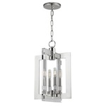 Wellington Chandelier - Polished Nickel / Clear