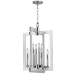 Wellington Chandelier - Polished Nickel / Clear