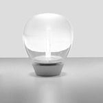 Empatia Table Lamp - White / Clear