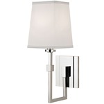 Fletcher Wall Sconce - Polished Nickel / White