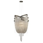 Wilshire Drive Pendant - Polished Nickel / Crystal