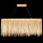 Fountain Ave Linear Pendant - Gold