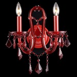 Crimson Boulevard Wall Light - Red / Red