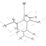 San Vicente 20 Light Chandelier - Matte Chrome